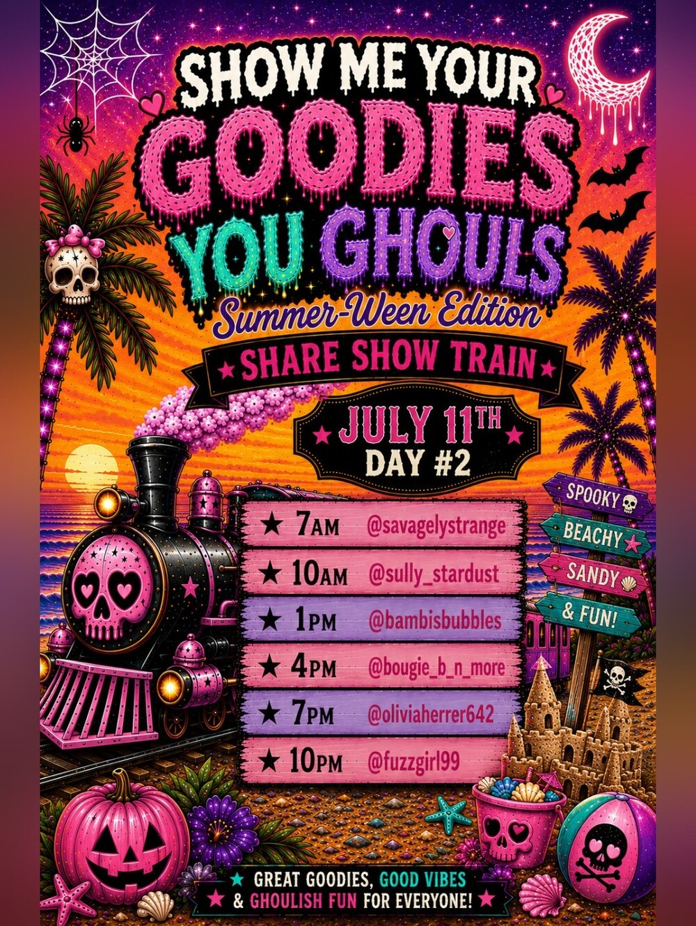 Show Me Your Goodies You Ghouls July 10 11 12 - Picture 5 of 8
